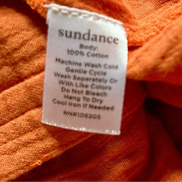 Sundance Mara Gauze Camp Shirt sz xs - Picture 5 of 6